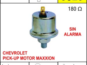 Bulbos Cebolla De Presion/ BULBO CEBOLLA DE PRESION CHEVROLET PICK-UP MOTOR MAXION / SIN ALARMA / Maromec un Aliado para tu Comercio