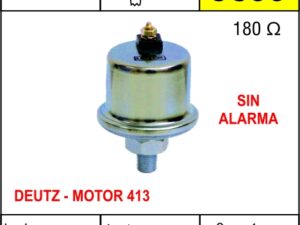 Bulbos Cebolla De Presion/ BULBO CEBOLLA DE PRESION DEUTZ MOTOR 413 / SIN ALARMA / Maromec un Aliado para tu Comercio