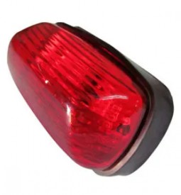 Faros Universales De Señalizacion/ FARO DELIMITADOR METALIZADO UNIVERSAL ROJO LAMPARA R5W / Maromec un Aliado para tu Comercio