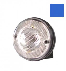 Faros Universales De Señalizacion/ FARO DE EMBUTIR METALIZADO UNIVERSAL AZUL LAMPARA R5W / Maromec un Aliado para tu Comercio