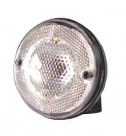 Faros Universales De Señalizacion/ FARO DE EMBUTIR METALIZADO UNIVERSAL CRISTAL LAMPARA R5W / Maromec un Aliado para tu Comercio