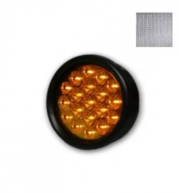 Faros Electronicos/ FARO ELECTRONICO 19LEDS - 24V - CRISTAL - CON ARO DE GOMA / Maromec un Aliado para tu Comercio