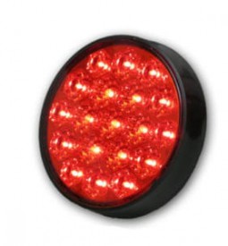 Faros Electronicos/ FARO ELECTRONICO 24V - 19 LEDS - ROJO / Maromec un Aliado para tu Comercio