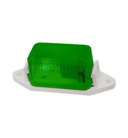 Faros Universales De Señalizacion/ FARO DE POSICION MINI RECTANGULAR VERDE POR UNIDAD / Maromec un Aliado para tu Comercio