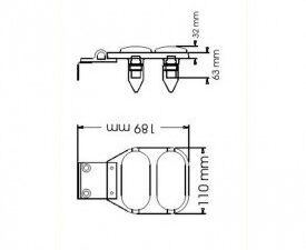 Faros Universales De Señalizacion/ FARO FLEXIBLE LATERAL SIMPLE ROJO POR UNIDAD / Maromec un Aliado para tu Comercio