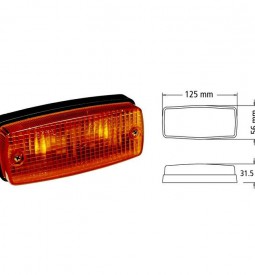 Faros Universales De Señalizacion/ FARO DE POSICION 401 AMBAR POR UNIDAD / Maromec un Aliado para tu Comercio