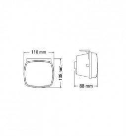 Faros Universales De Señalizacion/ FARO DE POSICION MULTIPLE ROJO BIPOLAR POR UNIDAD / Maromec un Aliado para tu Comercio