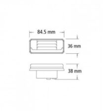 Faros Universales De Señalizacion/ FARO ILUMINA PATENTE 604 AMBAR POR UNIDAD / Maromec un Aliado para tu Comercio