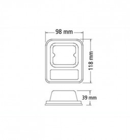 Faros Universales De Señalizacion/ FARO DE POSICION CON REFLECTOR CRISTAL POR UNIDAD / Maromec un Aliado para tu Comercio