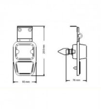 Faros Universales De Señalizacion/ FARO FLEXIBLE CON SOPORTE SIMPLE CON REFLECTOR AMBAR POR UNIDAD / Maromec un Aliado para tu Comercio