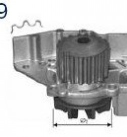 Bombas De Agua/ BOMBA DE AGUA CITROEN XANTIA - ZM - SM - ZX 2.0 16V - BERLINGO 1.8 D - HYUNDAI ELANTRA 1.9 D - LADA NIVA 1.9 D - PEUGEOT 306 1.9 D - ROVER 218 - 418 1.8/1.9 - SUZUKI VITAR / Maromec un Aliado para tu Comercio