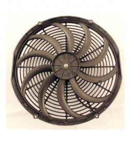 Electroventiladores Completos/ ELECTROVENTILADOR UNIVERSAL 16" 12V ASPAS CURVAS / REVERSIBLE - 220W / Maromec un Aliado para tu Comercio