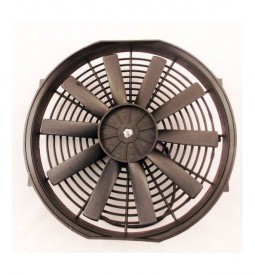 Electroventiladores Completos/ ELECTROVENTILADOR UNIVERSAL 14" 12V 90W ASPAS RECTAS / Maromec un Aliado para tu Comercio