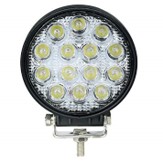 Barras Led/ FARO 42W REDONDO 14 LED 6500K - COLOR BLANCO - 12 Y 24V / Maromec un Aliado para tu Comercio