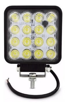 Barras Led/ FARO 48W CUADRADO 6500K - COLOR BLANCO - 12 Y 24V / Maromec un Aliado para tu Comercio