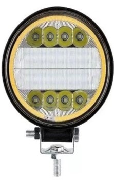 Barras Led/ FARO REDONDO 72C CON GIRO 72 WATTS - TEMPERATURA 6000K Y 3000K - BLANCO Y NARANJA - 12 Y 24V / Maromec un Aliado para tu Comercio