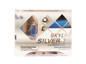 Lamparas Halogenas Y De Señalizacion/ LAMPARA HALOGENA SKY LINE CANBUS KIT H8 12V 55W SKY LINE X 2 + 2 LED T10 CANBUS AZUL FRIO  (CODIGO ANTERIOR: KH8SK) / Maromec un Aliado para tu Comercio