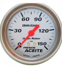 Instrumentales/ MANOMETRO MECANICO LINEA HIGH-COMP 150 PSI / FONDO GRIS - 66 MM. / Maromec un Aliado para tu Comercio