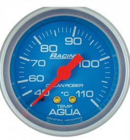 Instrumentales/ INDICADOR DE TEMPERATURA DE AGUA MECANICO UNIVERSAL CAPACIDAD 4 M. / FONDO AZUL - 52 MM. / Maromec un Aliado para tu Comercio