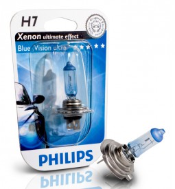 Lamparas Halogenas Y De Señalizacion/  LAMPARA H7 55W 12V (PX26D) / BLUE VISION - BLISTER X1 / Maromec un Aliado para tu Comercio