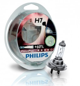 Lamparas Halogenas Y De Señalizacion/ LAMPARA H7 55W 12V (PX26D) / VISION PLUS - BLISTER X2 / Maromec un Aliado para tu Comercio