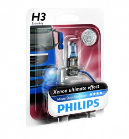 Lamparas Halogenas Y De Señalizacion/ LAMPARA H3 70W 24V 70W (PK22) / MASTER DUTY BLUE VISION - APLICACION SERVICIO PESADO - BLISTER X1 / Maromec un Aliado para tu Comercio