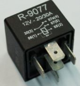 Relays/ REALY DE LUNETA TERMICA Y ABS RENAULT SANDERO - LOGAN / 12V RAL9077 / Maromec un Aliado para tu Comercio