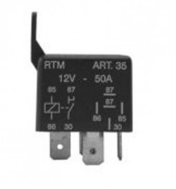 Relays/ MINIRELAY DE FAROS AUXILIARES UNIVERSAL / 12V - 5 TERMINALES - CON SOPORTE / Maromec un Aliado para tu Comercio