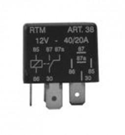 Relays/ MINIRELAY DE ACCESORIOS UNIVERSAL CON RESISTENCIA / 12V - 5 TERMINALES - SIN SOPORTE / Maromec un Aliado para tu Comercio