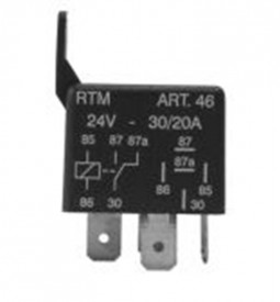 Relays/ MINIRELAY INVERSOR UNIVERSAL / 24V - 5 TERMINALES - CON SOPORTE / Maromec un Aliado para tu Comercio