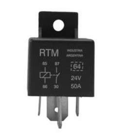 Relays/ MINIRELAY UNIVERSAL REFORZADO TERMINAL 9.5 MM. / 12V - 70 AMPERES - 4 TERMINALES - CON SOPORTE / Maromec un Aliado para tu Comercio