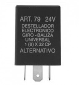 Destelladores/ DESTELLADOR ELECTRONICO ALTERNATIVO UNIVERSAL / 24V - 3 TERMINALES - CON SOPORTE / Maromec un Aliado para tu Comercio