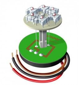 Lamparas De Led/ LAMPARA ELECTRONICA DE LED POSICION ROJA / LAMPARA TIPO R5W - PARA FARO TIPO AP930 (SOLL03R) / Maromec un Aliado para tu Comercio