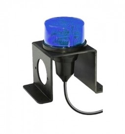 Balizas/ BALIZA INTERMITENTE/DESTELLANTE LEDS AZULES 12/24V - BASE FIJA / Maromec un Aliado para tu Comercio