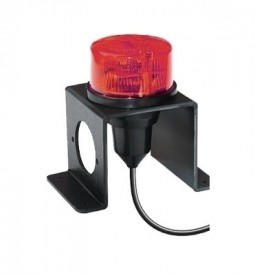 Balizas/ BALIZA INTERMITENTE/DESTELLANTE LEDS ROJOS 12/24V - BASE FIJA / Maromec un Aliado para tu Comercio