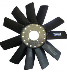 Paletas De Ventilador/ PALETA DE VENTILADOR CHEVROLET S10 MWM - COLOR NEGRO 11 ASPAS ASPIRANTE / Maromec un Aliado para tu Comercio