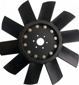 Paletas De Ventilador/ PALETA DE VENTILADOR PERKINS 22" NUCLEO CIEGO TORNEADO (DX 1509) - COLOR NATURAL 10 ASPAS ASPIRANTE / Maromec un Aliado para tu Comercio