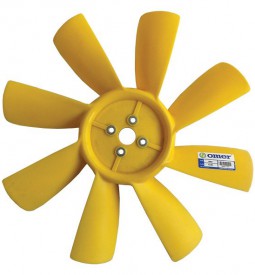 Paletas De Ventilador/ PALETA DE VENTILADOR PERKINS MOTOR PRIMA 65 - VOLKSWAGEN 1500 - RASTROJERO - COLOR AMARILLO 8 ASPAS ASPIRANTE / Maromec un Aliado para tu Comercio