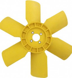 Paletas De Ventilador/ PALETA DE VENTILADOR PARA AUTOELEVADORES CLARK PALA ANCHA MOTOR PERKINS 4-206 - COLOR AMARILLO 6 ASPAS SOPLANTE / Maromec un Aliado para tu Comercio