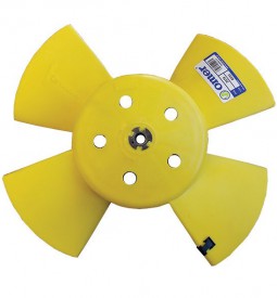 Paletas De Electroventilador/ PALETA DE ELECTROVENTILADOR FIAT 128 - 147 - BRIO - COLOR AMARILLO 4 ASPAS ASPIRANTE / Maromec un Aliado para tu Comercio