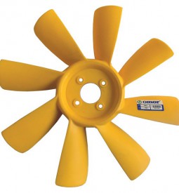 Paletas De Ventilador/ PALETA DE VENTILADOR PERKINS 4-203 - 6-354 (14´´) - COLOR AMARILLO 8 ASPAS ASPIRANTE / Maromec un Aliado para tu Comercio