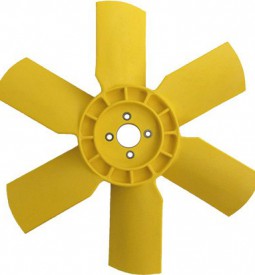 Paletas De Ventilador/ PALETA DE VENTILADOR PERKINS INVERSA (444 MM) - COLOR AMARILLO 6 ASPAS ASPIRANTE / Maromec un Aliado para tu Comercio