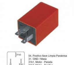 Temporizadores/ TEMPORIZADOR DE LIMPIAPARABRISAS FORD ORION - ESCORT ´94/´97 - VW POINTER / 12V - 4 TERMINALES / Maromec un Aliado para tu Comercio