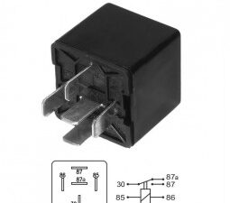 Relays/ RELAY DE BOMBA DE NAFTA Y AIRE ACONDICIONADO FIAT TEMPRA - REGATTA «91 - PEUGEOT 205 - 405 - 505 / 12V - 40/20 AMPERES - 5 TERMINALES / Maromec un Aliado para tu Comercio