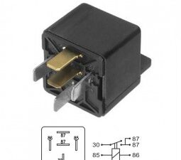 Relays/ RELAY INTERRUPTOR DOBLE SALIDA DE ACCESORIOS UNIVERSAL / 12V - 50 AMPERES - 5 TERMINALES / Maromec un Aliado para tu Comercio