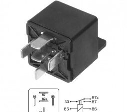 Relays/ RELAY INVERSOR DE AIRE ACONDICIONADO. ALZACRISTALES Y TRABAPUERTAS UNIVERSAL / 6V - 50/30 AMPERES - 5 TERMINALES / Maromec un Aliado para tu Comercio