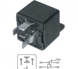 Relays/ RELAY INVERSOR DE AIRE ACONDICIONADO. ALZACRISTALES Y TRABAPUERTAS UNIVERSAL / 24V - 50/20 AMPERES - 5 TERMINALES / Maromec un Aliado para tu Comercio