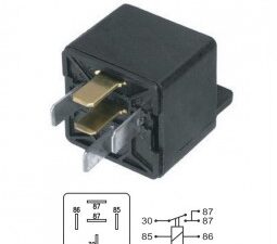 Relays/ RELAY INTERRUPTOR DOBLE SALIDA DE BOCINA. LUCES Y ACCESORIOS UNIVERSAL / 24V - 30 AMPERES - 5 TERMINALES / Maromec un Aliado para tu Comercio