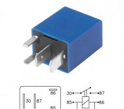 Relays/ MINIRELAY DE ALZACRISTALES CON RESISTENCIA FORD ESCORT ´94 / 5 TERMINALES - TAPA GRIS / Maromec un Aliado para tu Comercio