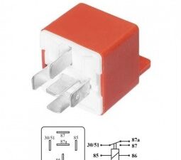 Relays/ RELAY INVERSOR UNIVERSAL DE ACCESORIOS / 12V - 40/20 AMPERES - 5 TERMINALES / Maromec un Aliado para tu Comercio